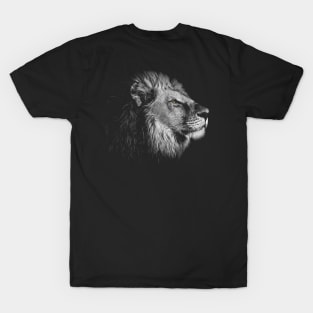 Lion Head Symbol of Strength Courage Intelligence T-Shirt